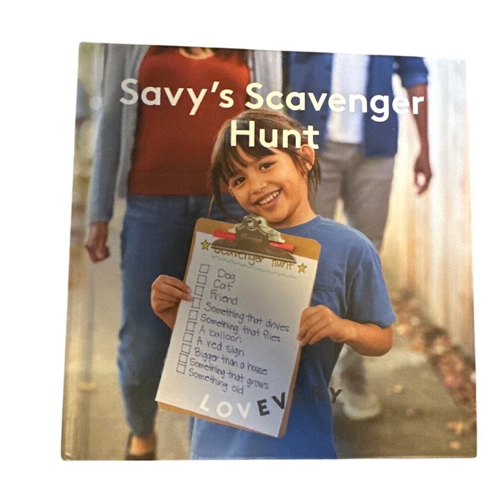 Lovevery Savy's Scavenger Hunt Book Early Reader Play Kit Months 47–48+ Kids